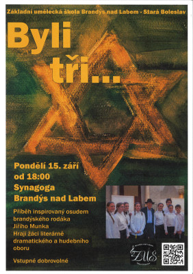 BYLI TŘI... unikátní divadelní projekt k 80. výročí konce 2. světové války a holocaustu